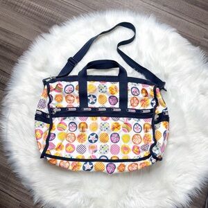 Lesportsac Large Weekender Bag Beach Sea Life Print
